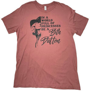 Women's Size  Beth Dutton Yellowstone T-shirt Dusty Rhodes Size L